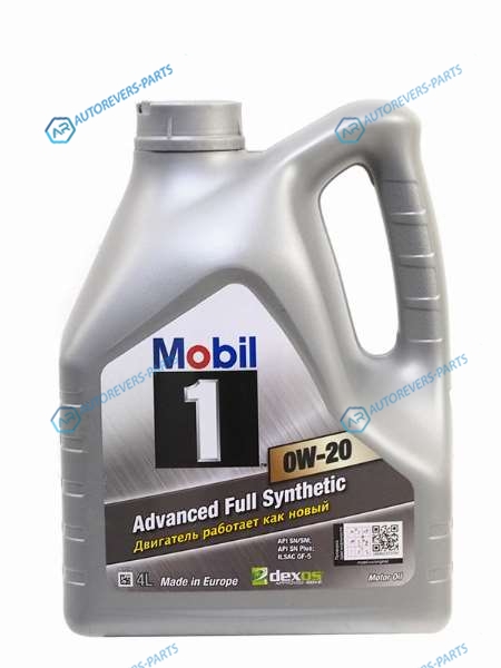 155252 Масло моторное синтетическое MOBIL 1 0W20 4л