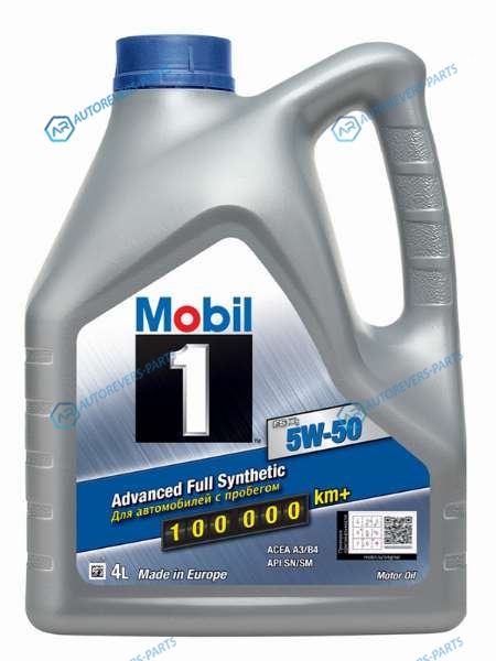153638 Масло моторное синтетическое MOBIL 1 FS X1 5W-50 SN. A3B4 4L