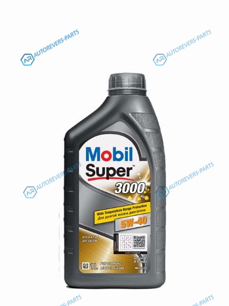 152567 Масло моторное синтетическое MOBIL SUPER 3000 X1 5W-40 GSP SNCF. A3B4 1L