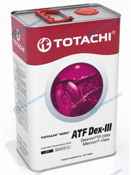 21204 Масло трансмиссионное синтетическое TOTACHI NIRO ATF DEX III 4л Декстрон 3