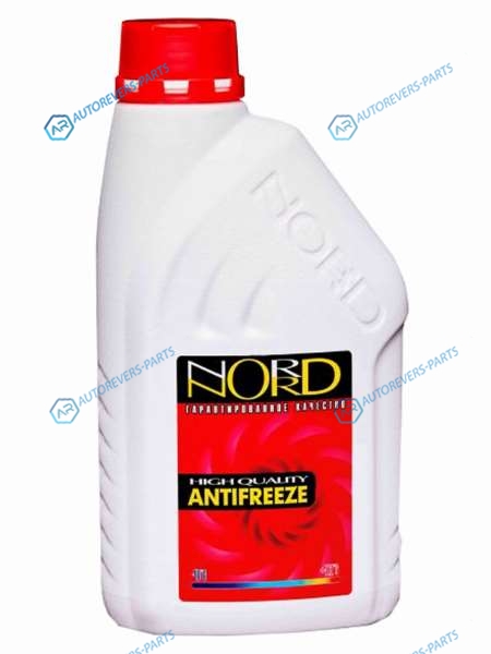 4607071020225 Охлаждающая жидкость NORD ANTIFREEZE G-12 красный 1л