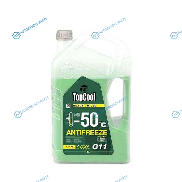 Z0024 Охлаждающая жидкость TopCool Antifreeze S cool -50 C 5л. (зеленый) G11