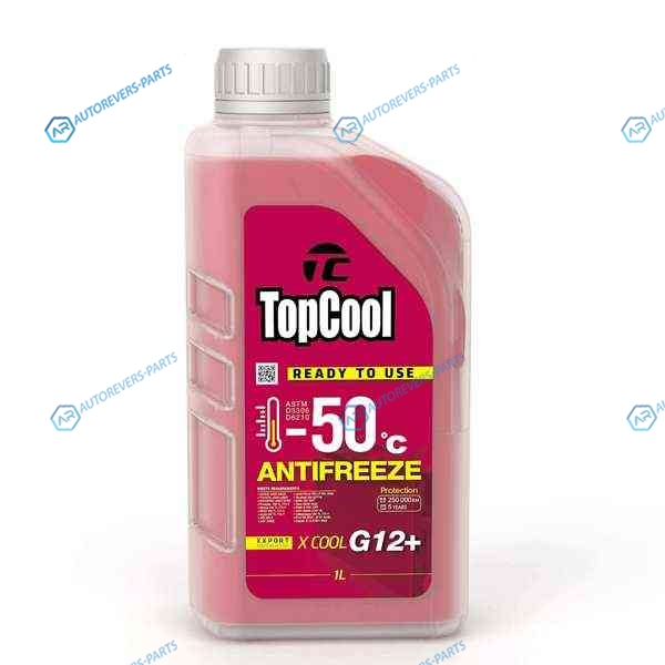 Z0037 Охлаждающая жидкость TopCool Antifreeze Х cool -50 C 1л. (красный) G12+