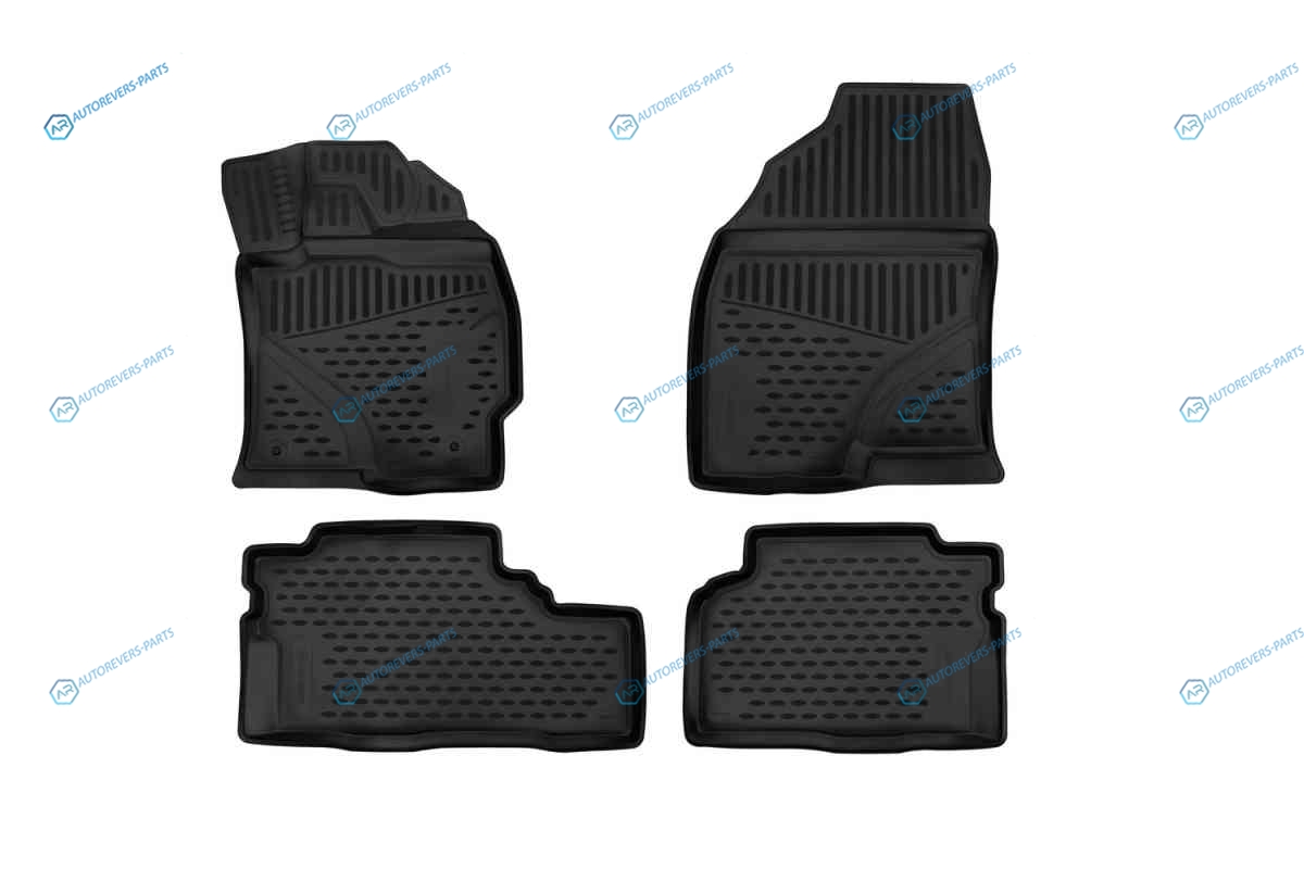 ELEMENT3D1853210k Коврики 3D в салон TOYOTA Prius Alpha. 2012->. П.Р. 4 шт. (полиуретан)