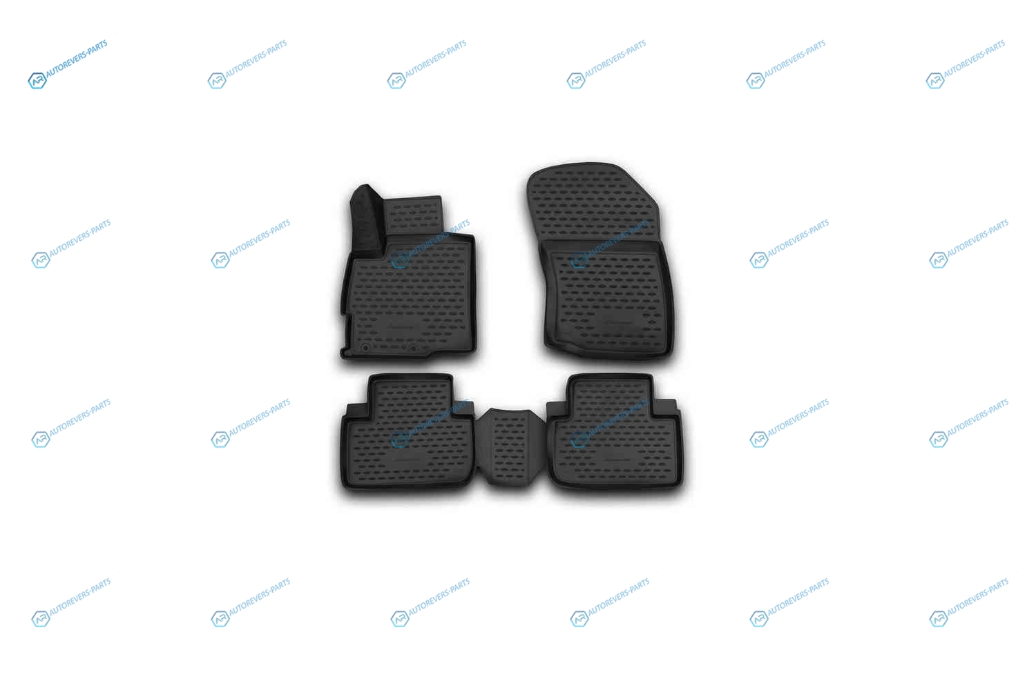 NLC.3D.35.28.210 Коврики 3D в салон MITSUBISHI Outlander. 2012-2015. 2015->. 2 WD. 4 шт. (полиуретан)