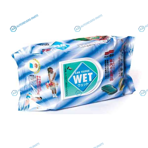 4126 04126 Салфетки влажные универсальные Soft99 Wet Tissue. 80шт.