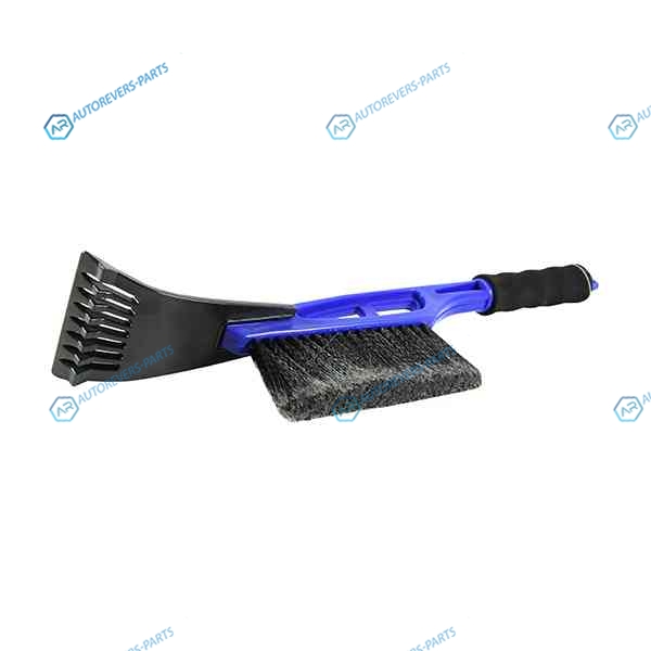 SIBO-396 Щетка-скребок для уборки снега и льда Clingo. 45 см. с мягкой ручкой. синий