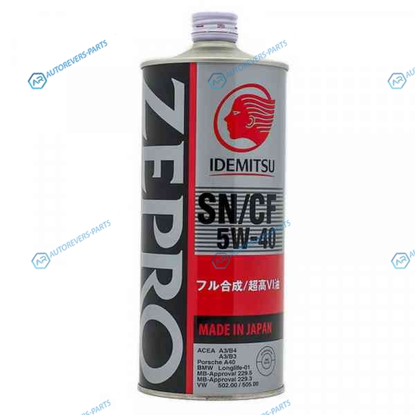 1849-001 Масло моторное 5W-40 ZEPRO EURO SPEC API SNCF ACEA A3B4 MB 229.5 VW 502.00505.00 BMW LL-01 PORSCHE A40. 1л