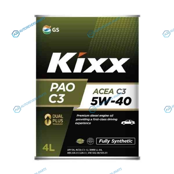 L209244TE1 Масло KIXX PAO C3 5W-40(E) SNCFC3 (Синтетическое) 4 L