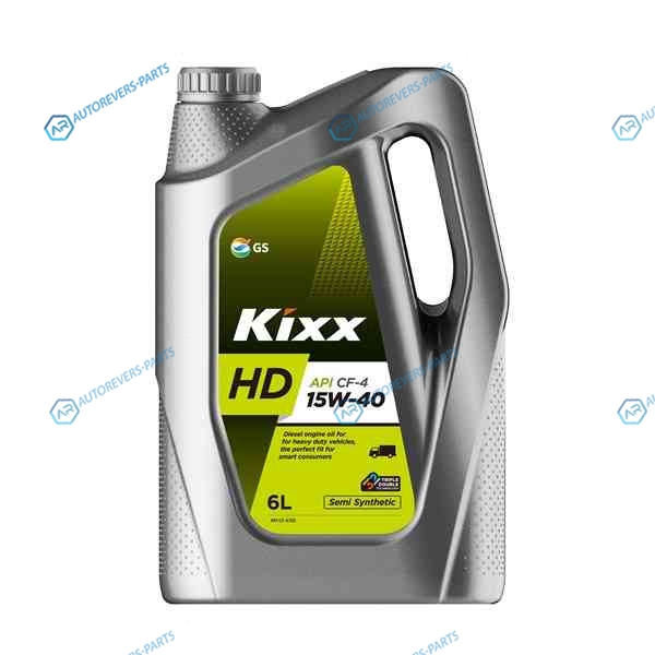 L2001360E1 Масло Kixx HD CF-4 15W-40(E) CF-4SG (Полусинтетическое) 6L