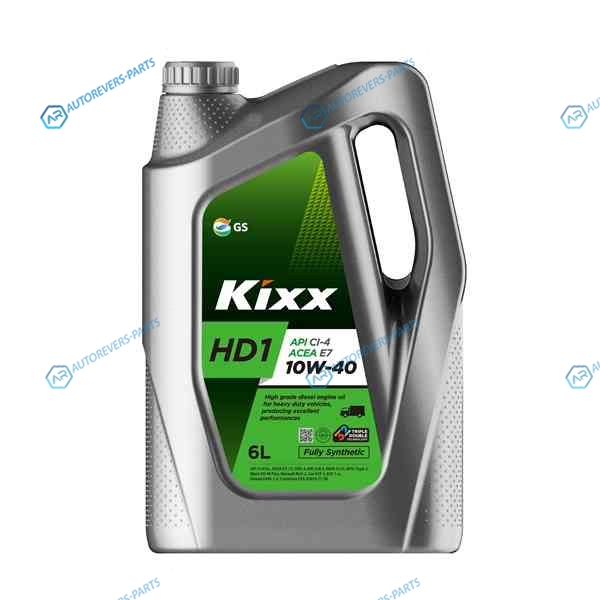 L2061360E1 Масло Kixx HD1 CI-4E7 10W-40(E) CI-4SL (Синтетическое) 6L