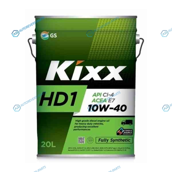 L2061P20E1 Масло Kixx HD1 CI-4E7 10W-40(E) CI-4SL (Синтетическое) 20L