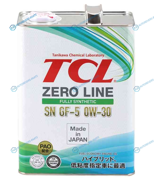 Z0040030 Масло моторное TCL Zero Line Fully Synth. Fuel Economy. SN. GF-5. 0W30. 4л