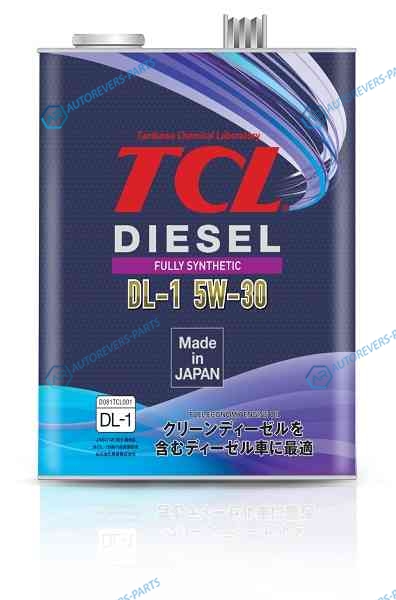 D0040530 Масло для дизельных двигателей TCL Diesel. Fully Synth. DL-1. 5W30. 4л