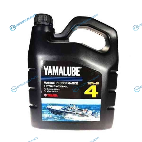 90790BS45200 Yamalube 4 SAE 10W-40 API SJCF Marine Synthetic Oil (4 л)