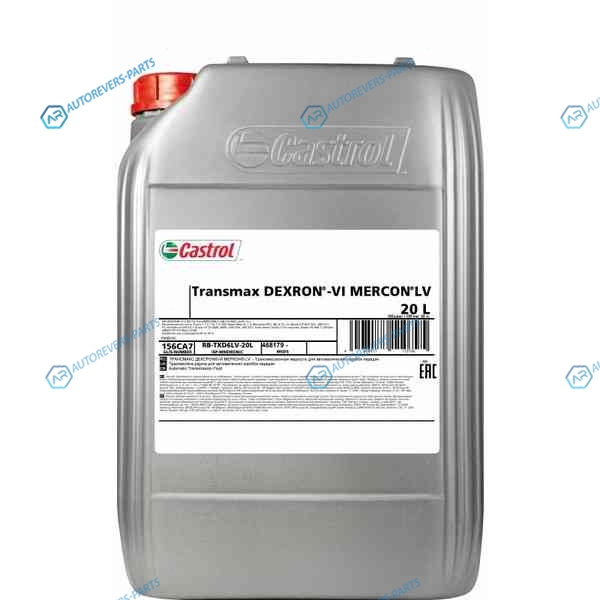 156CA7 Масло трансмиссионное Castrol Transmax DEXRON-VI MERCON LV. 20л