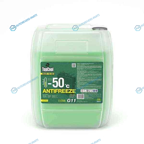 Z0026 Жидкость охлаждающая TopCool Antifreeze S cool -50 C 20л. (зеленый) G11
