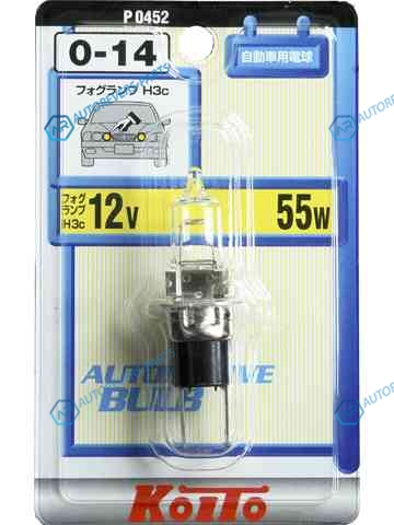 P0452 Лампа головного света Koito H3C 12V 55W (уп. 1 шт.)