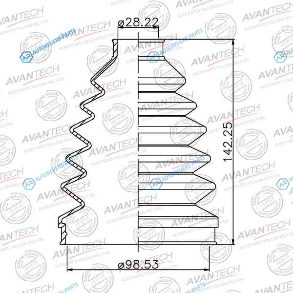 BD0223 Пыльник привода Avantech