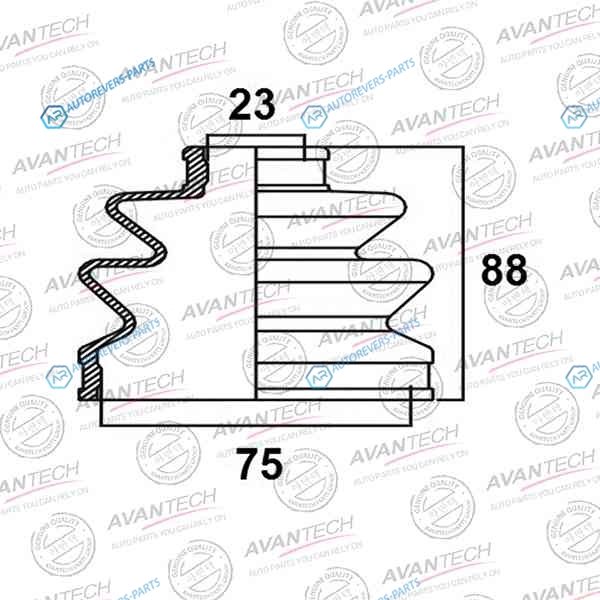 BD0207 Пыльник привода Avantech