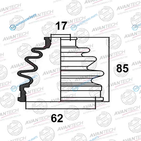 BD0221 Пыльник привода Avantech