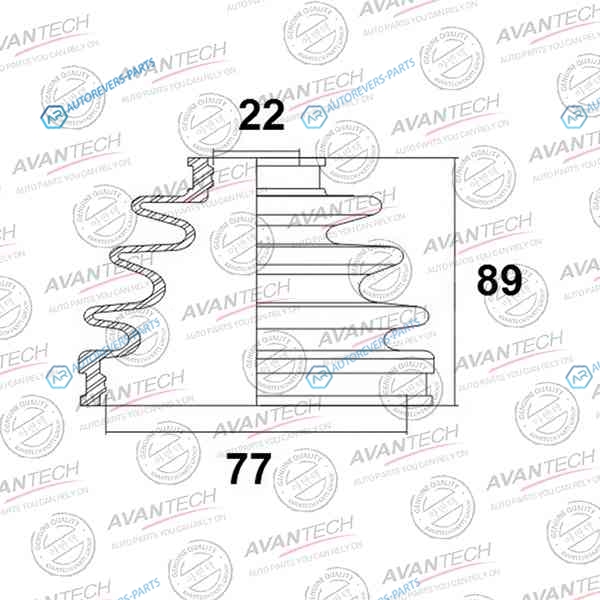 BD0119 Пыльник привода Avantech