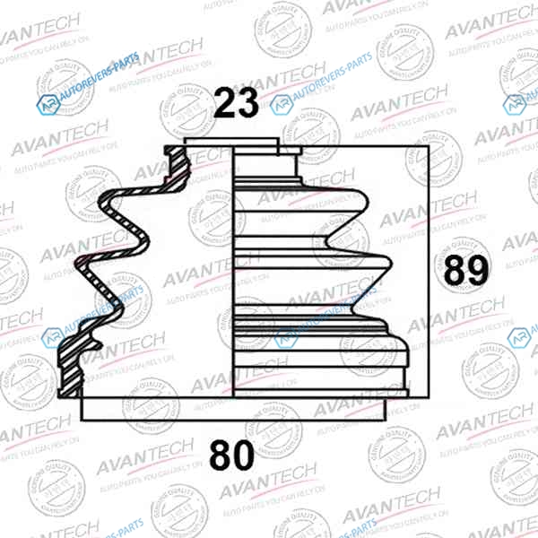 BD0503 Пыльник привода Avantech
