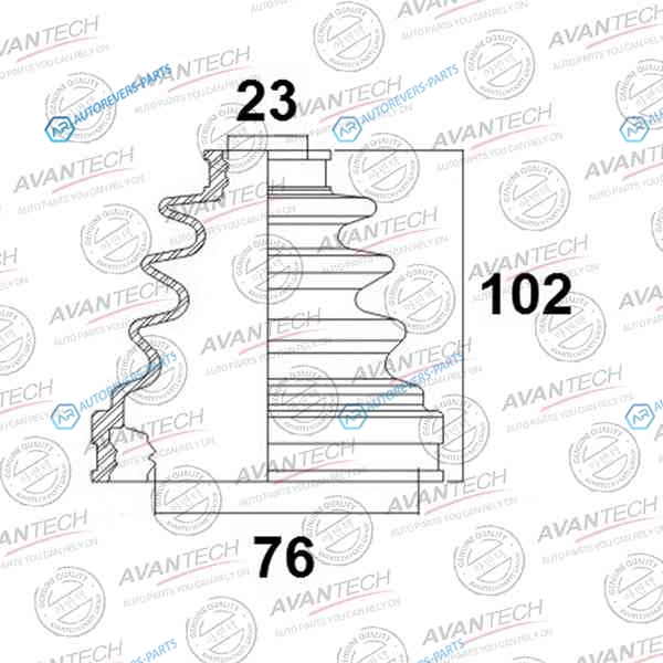 BD0103 Пыльник привода Avantech