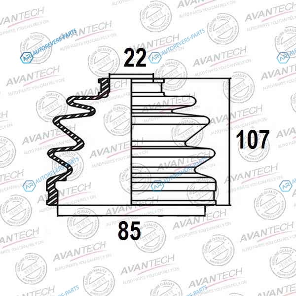 BD0803 Пыльник привода Avantech