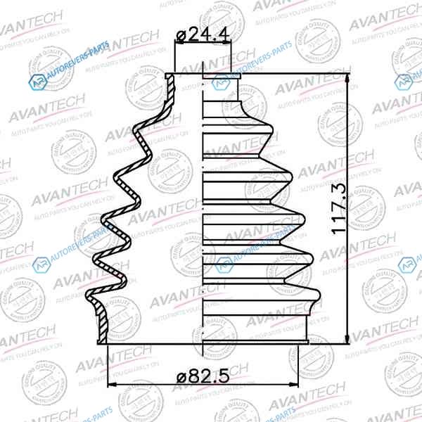 BD0222 Пыльник привода Avantech