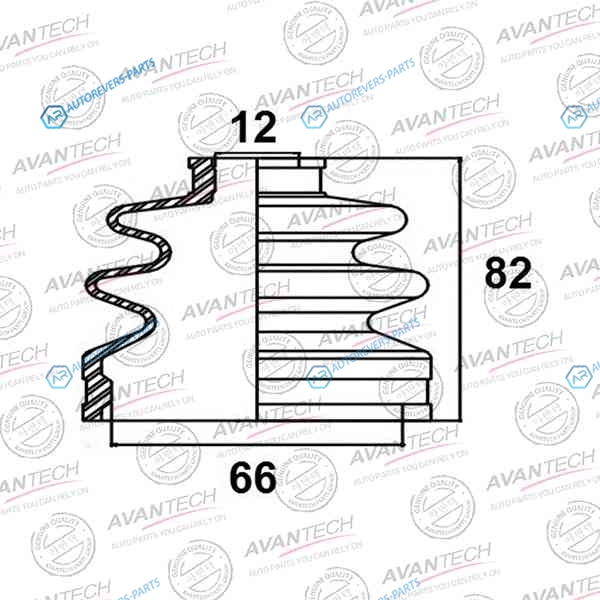 BD0306 Пыльник привода Avantech