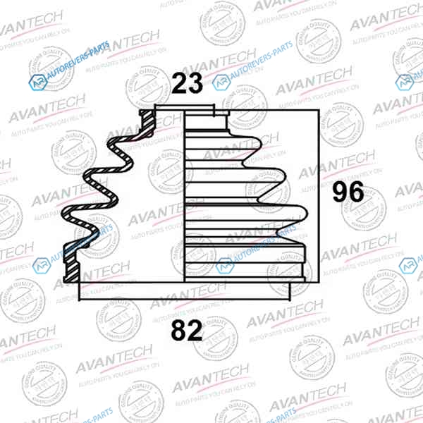 BD0404 Пыльник привода Avantech