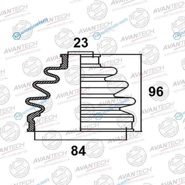 BD0203 Пыльник привода Avantech