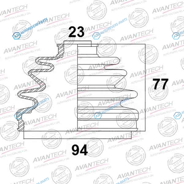 BD0314 Пыльник привода Avantech