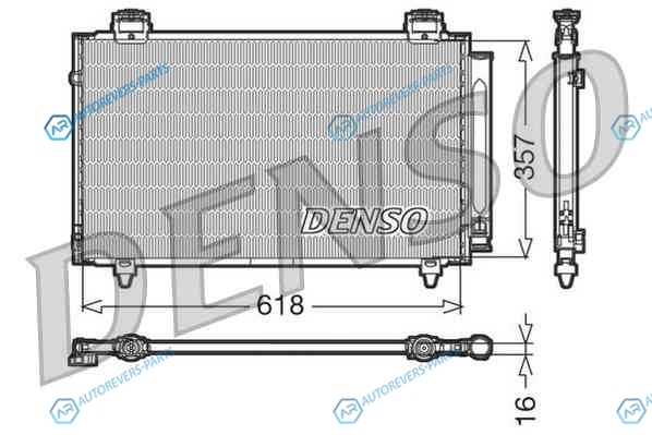 DCN50004 Радиатор кондиционера DENSO