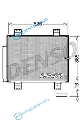 DCN35002 Радиатор кондиционера DENSO