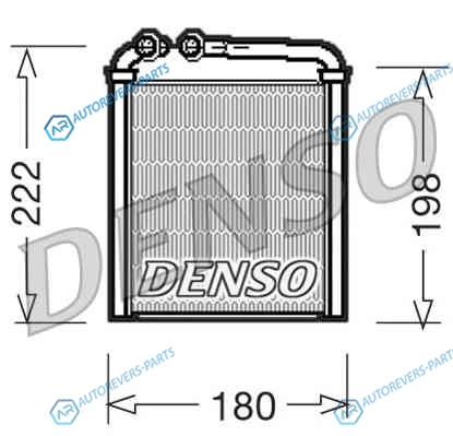 DRR32005 Радиатор отопителя DENSO