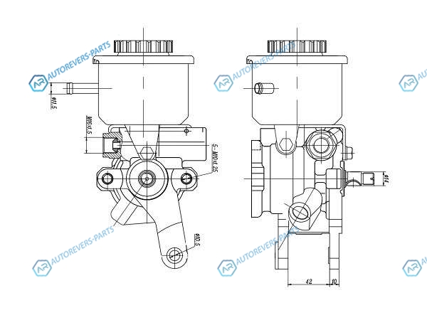 ST-VP228 Насос ГУР TOYOTA CARINA 87-92  CORONA 83-87