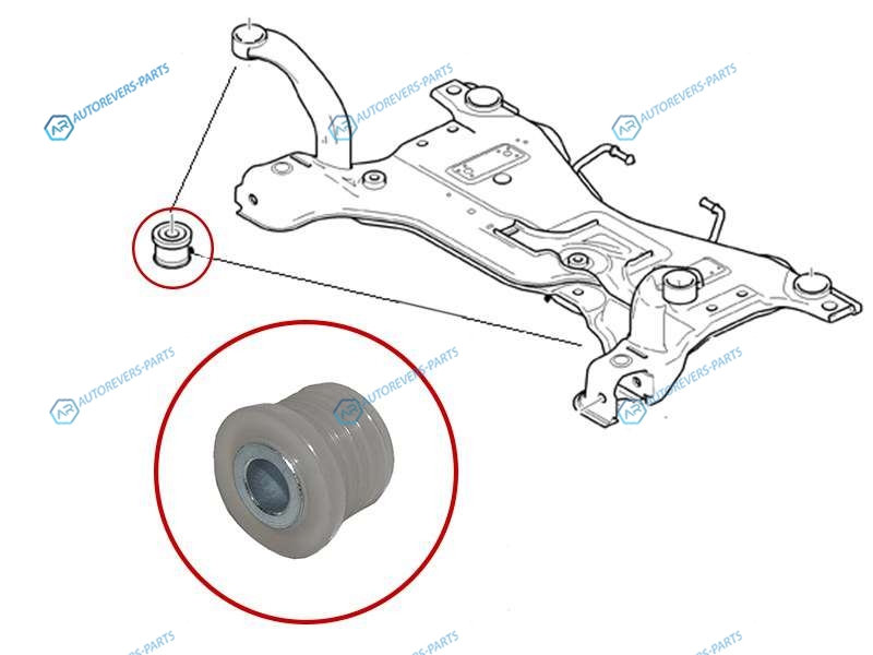 ST-1695011 Сайлентблок подрамника передний FORD FOCUS II 08-14C-MAX 03-10