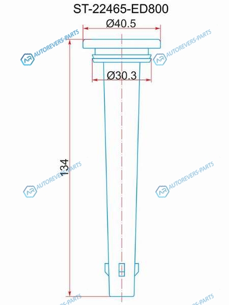 ST-22465-ED800 Наконечник катушки NISSAN MR18HR16MR20(22448-ED800)