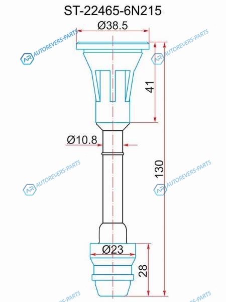 ST-22465-6N215 Наконечник катушки NISSAN QR20DE (22448-8H315)