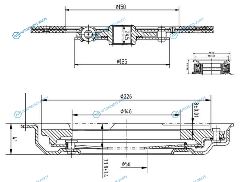 ST-WSB001 Комплект сцепления SUBARU FORESTERIMPREZA EJ254EJ20EJ18S