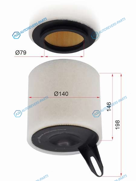 50013994 Фильтр воздушный BMW 1-SERIES E87 04-3-SERIES E90 05-X1 E84 09-