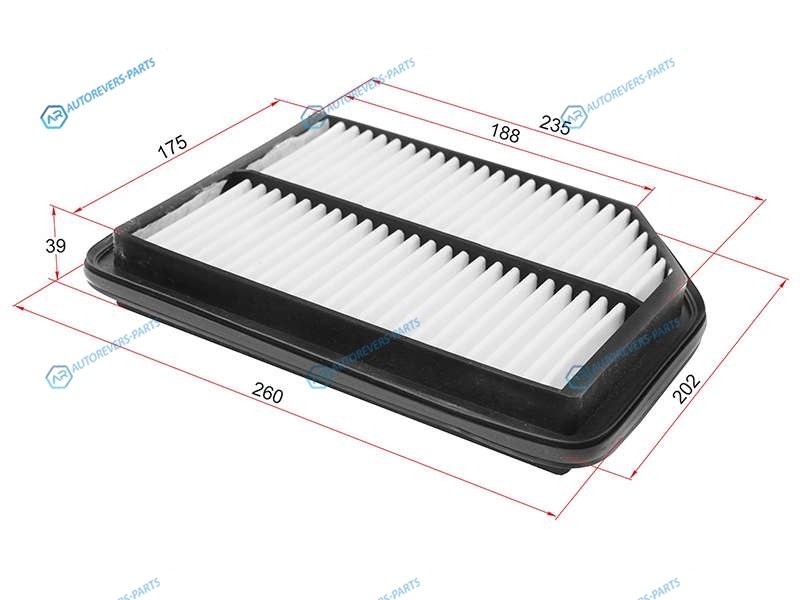 ST-17220-PV1-000 Фильтр воздушный HONDA INSPIRE 91-98ASCOTRAFAGA 93-97