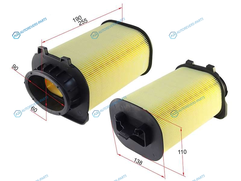 ST-A2740940004 Фильтр воздушный MERCEDES C-CLASS W204 12-14E-CLASS W212 13-16GLC X253 15-GLK X204 13-15INFINITI