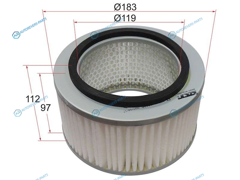 ST-13780-83000 Фильтр воздушный SUZUKI JIMNY 1.3 JB3W 93-97