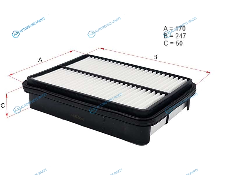 HSAF0040 Фильтр воздушный TOYOTA ESTIMATOWNACE NOAH 98-