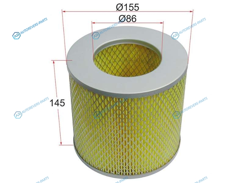 ST-17801-54070 Фильтр воздушный TOYOTA LITEACETOWNACE 96-01 2CDYNA 87-01 1.2.3 YHILUX 22R. 2Y