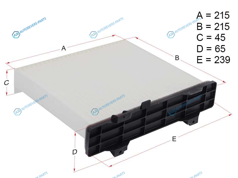 HSCF0032 Фильтр салона MITSUBISHI PAJEROMONTER 99-07