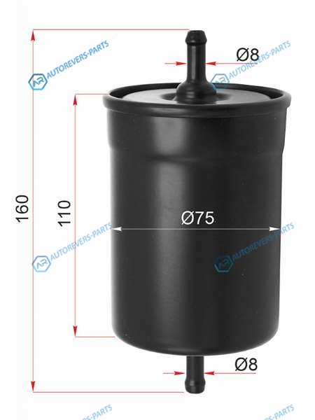 ST-1H0201511A Фильтр топливный AUDI A4 94-01A6 97-05VW GOLF 91-99PASSAT 88-05FORD GALAXY 95-06